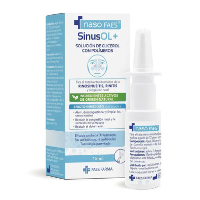 Naso Faes Sinusol+ 1 Spray Nasal 15 Ml vista principal