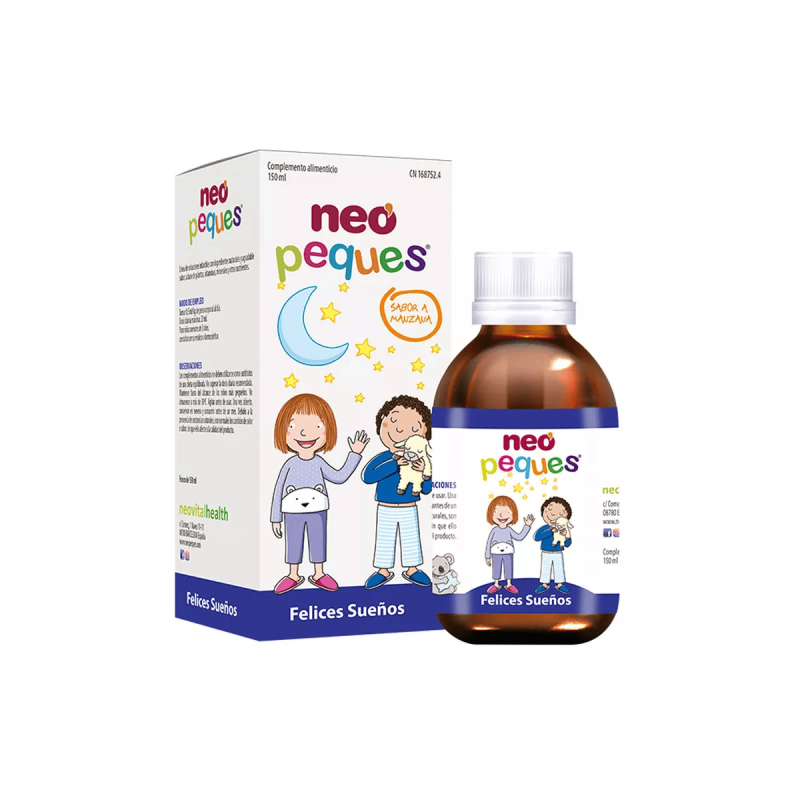 Neo Peques Felices Sueños 1 Frasco 150 Ml Sabor Manzana vista principal