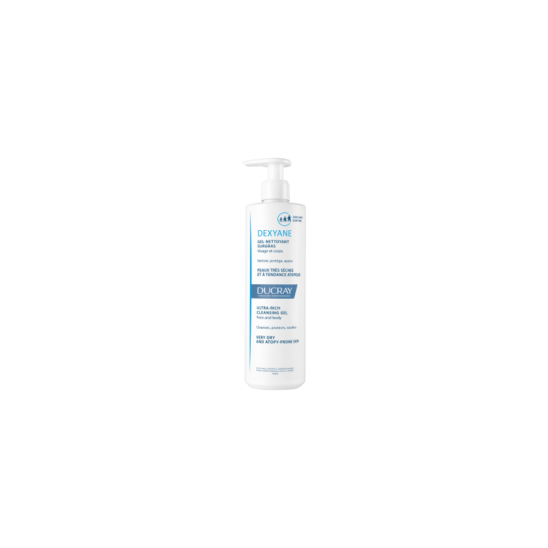 DEXYANE GEL LIMPIADOR SOBREGRASO DUCRAY 1 ENVASE 400 ML