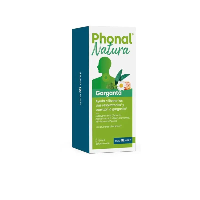 Phonal Natura Garganta 1 Envase 120 Ml vista principal