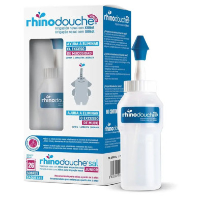 Rhinodouche Junior Pack Irrigador Nasal + Rhinodouche Sal Ju vista principal