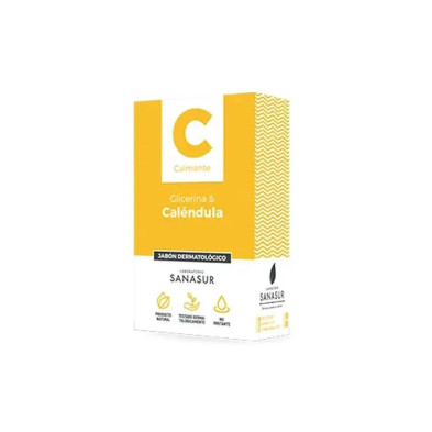 Sanasur Jabon Glicerina/Calendula 100gr vista principal