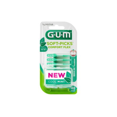 Soft Picks Comfort Flex Gum Mint 40 U vista principal