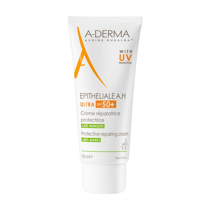 A-DERMA EPITHELIALE A.H. ULTRA SPF 50+ CREMA REPARADORA PROTECTORA 1 ENVASE 40 ml