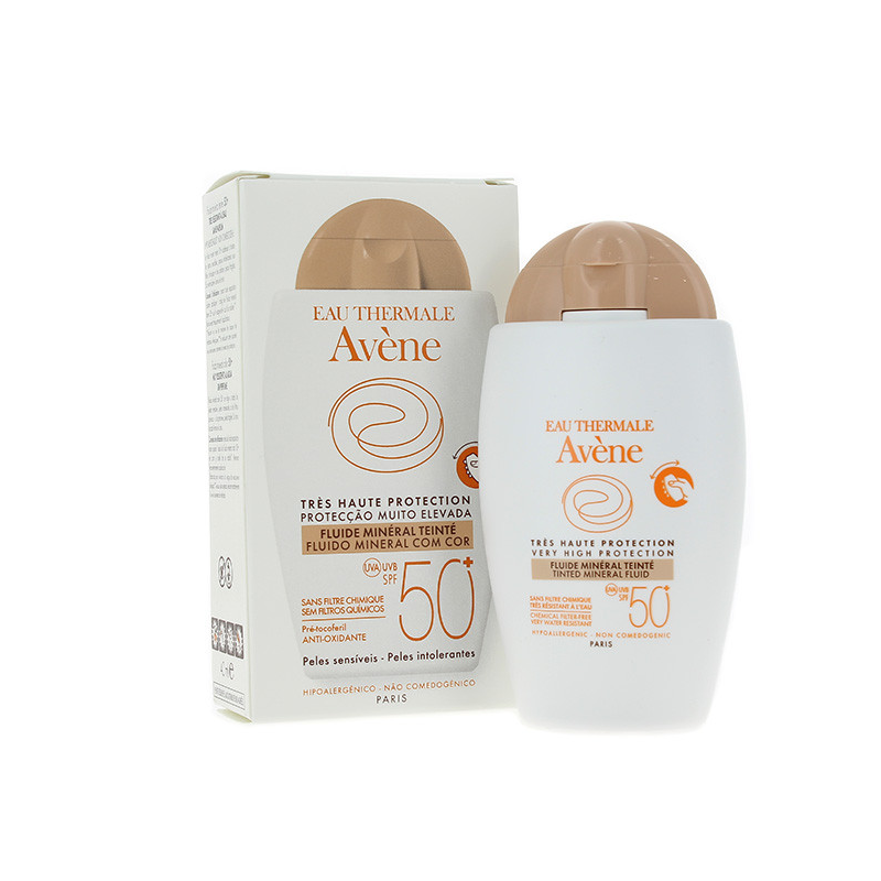 AVENE FLUIDO MINERAL SPF 50+ COLOR 1 ENVASE 40 ml
