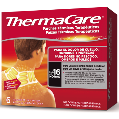 Thermacare Parche Termico Cuello Hombro Muñeca 2 Parches detalle