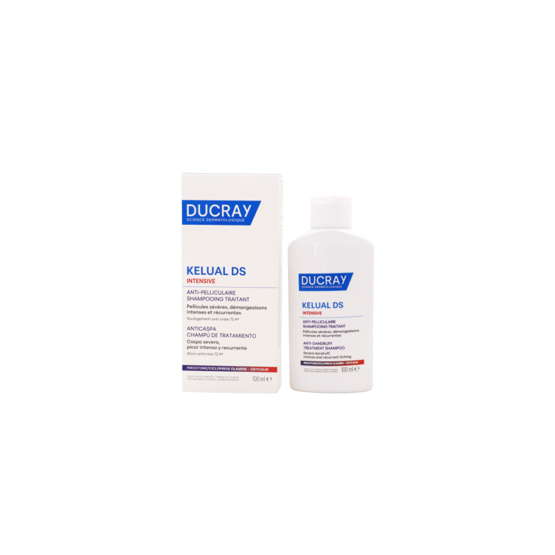 KELUAL DS INTENSIVE CHAMPU TRATANTE ANTICASPA DUCRAY 1 ENVASE 100 ml