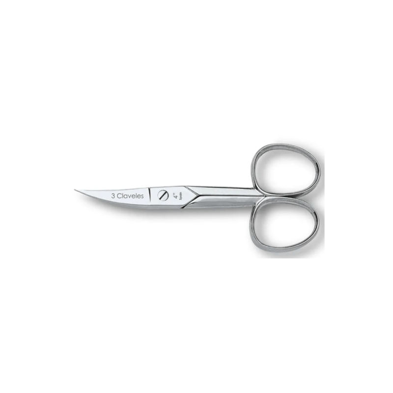 Tijera 3 Claveles Manicura 3.5" Curva vista principal