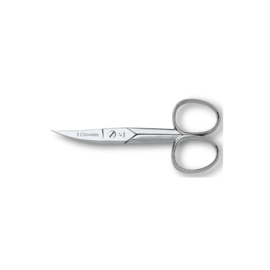 Tijera 3 Claveles Manicura 3.5" Curva envase