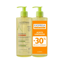 A-Derma Exomega Control Aceite Limpiador Emoliente 1 Envase vista principal