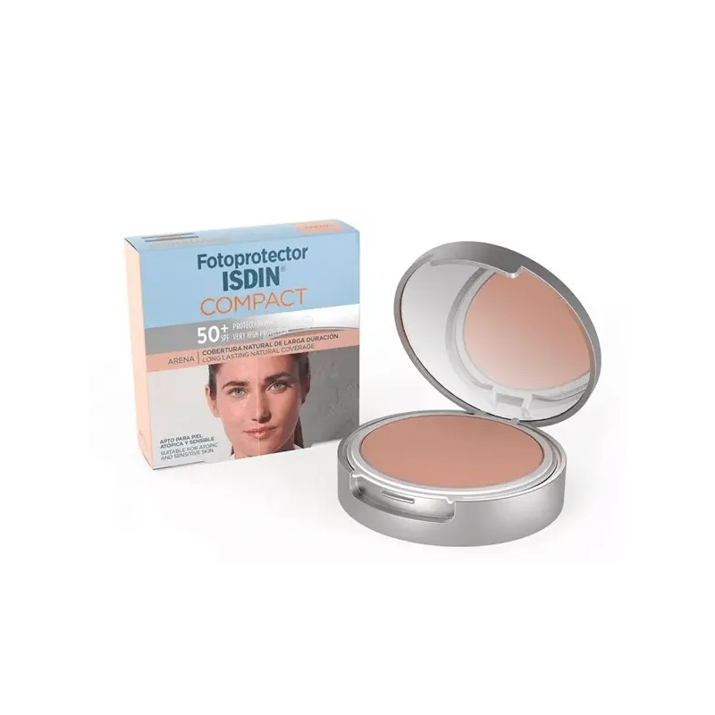 FOTOPROTECTOR ISDIN COMPACT SPF 50+ MAQUILLAJE COMPACTO OIL-