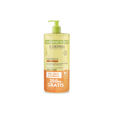 A-Derma Exomega Control Aceite Limpiador Emoliente 1 Envase envase