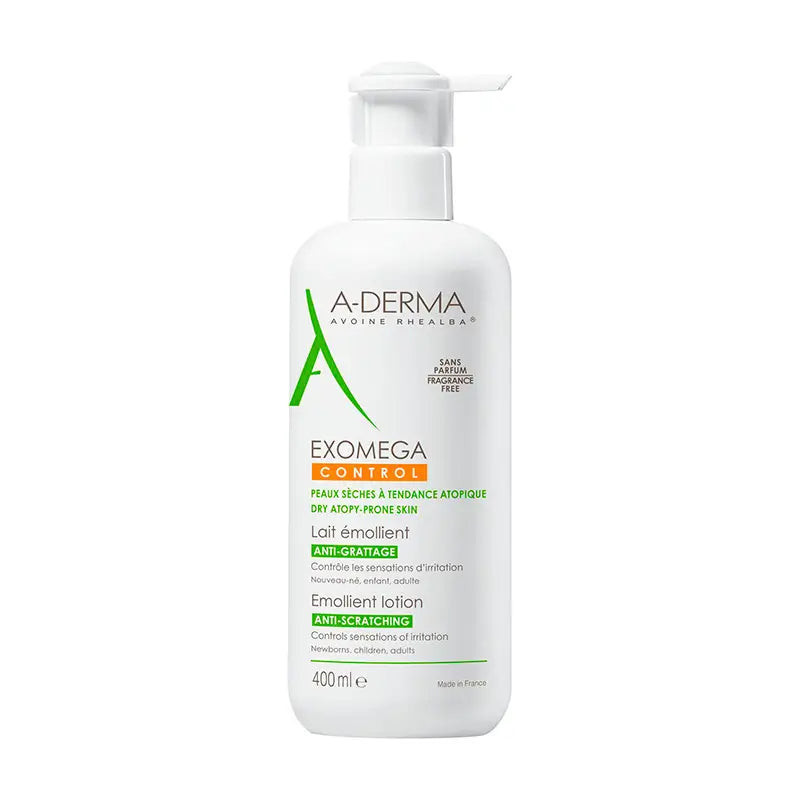 A-Derma Exomega Control Leche Emoliente 1 Envase 400 Ml vista principal