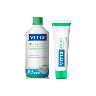 Vitis Aloe Vera Pasta Dentifrica 1 Envase 100 Ml Sabor Manz envase