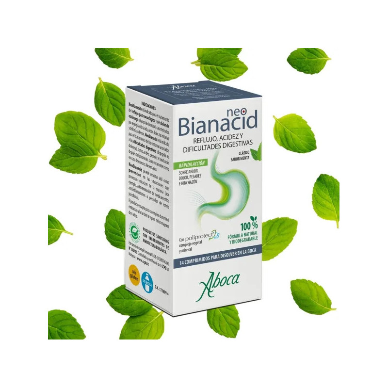 NEOBIANACID ACIDEZ Y REFLUJO 14 COMPRIMIDOS MASTICABLES