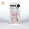 CHUPETE LATEX ANATOMICO SUAVINEX + 6 MESES 2 UNIDAD COLOR RO
