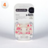 CHUPETE LATEX FISIOLOGICO SUAVINEX FUSION + 4 MESES 1 UNIDAD
