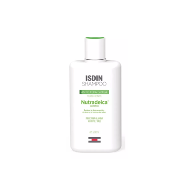 Isdin Shampoo Anticaspa Nutradeica Grasa 200 Ml envase