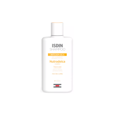 Isdin Shampoo Anticaspa Nutradeica Seca 200 Ml envase