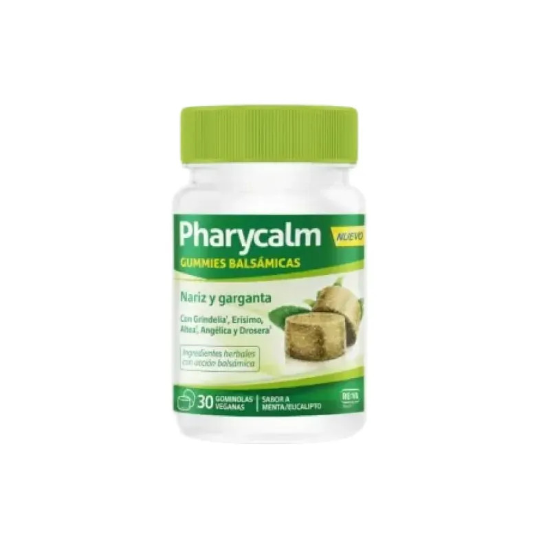 PHARYCALM GUMMIES BALSAMICAS 30 UNIDADES SABOR MENTA EUCALIPTO