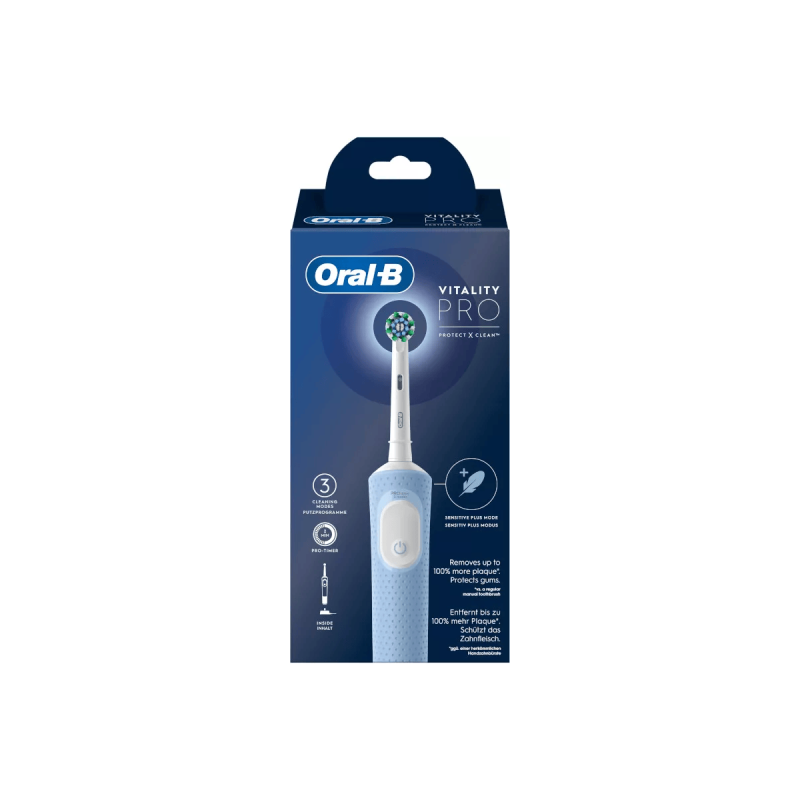 Cepillo Dental Electrico Recargable Oral-B Vitality Pro Vapor Blue Box 1 Unidad vista principal