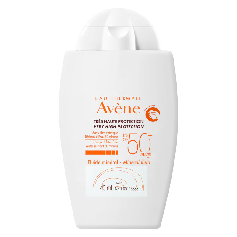 AVENE FLUIDO MINERAL SPF 50+ 1 ENVASE 40 ml
