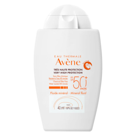 AVENE FLUIDO MINERAL SPF 50+ 1 ENVASE 40 ml