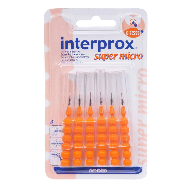 Cepillo Espacio Interproximal Interprox Super Micro 6 Unidad vista principal