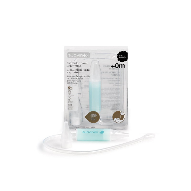 SUAVINEX ASPIRADOR NASAL ANATOMICO CON RECAMBIO 1 UNIDAD