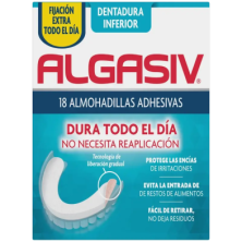 Algasiv Almohadillas Adhesivas Dentadura Inferior 18 Unidad vista principal
