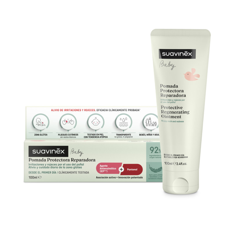 SUAVINEX POMADA PROTECTORA REPARADORA CALMANTE CON PANTENOL PARA ROZADURAS 1 TUBO 75 ml
