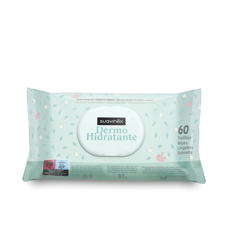 SUAVINEX TOALLITAS DERMOHIDRATANTES 60 TOALLITAS