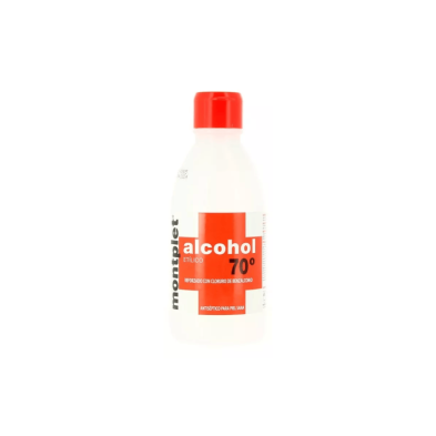 Alcohol 70º Montplet 1 Frasco 250 Ml vista principal