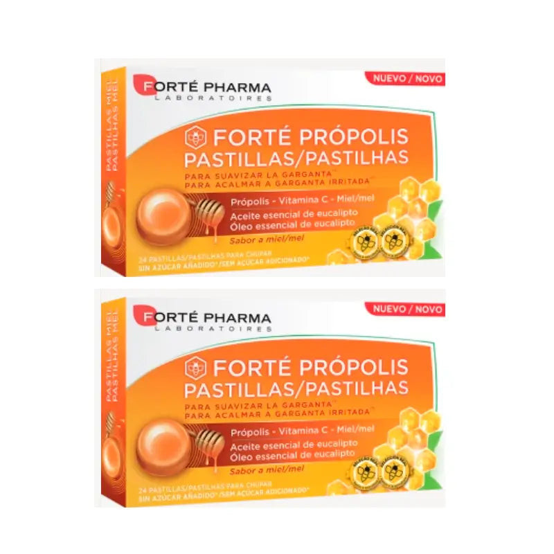 Forte Propolis 24 Pastillas Sabor Miel vista principal