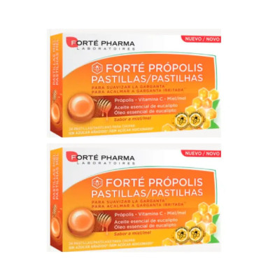Forte Propolis 24 Pastillas Sabor Miel vista principal