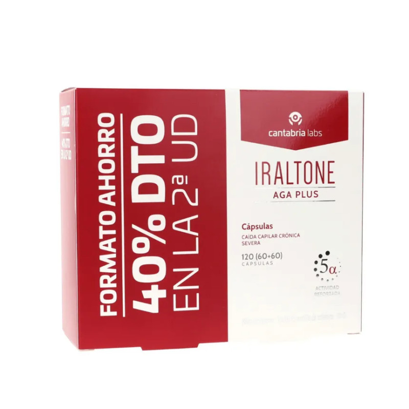 Iraltone AGA Plus Ahorro 120 cápsulas