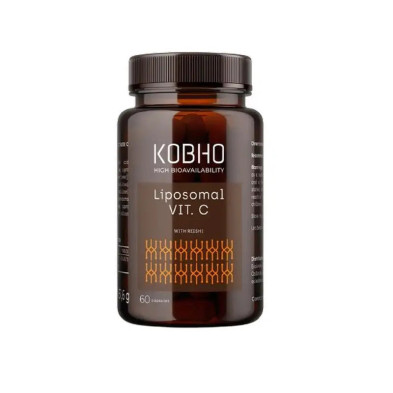 Vitamina C + Reishi 60 Caps Kobho vista principal