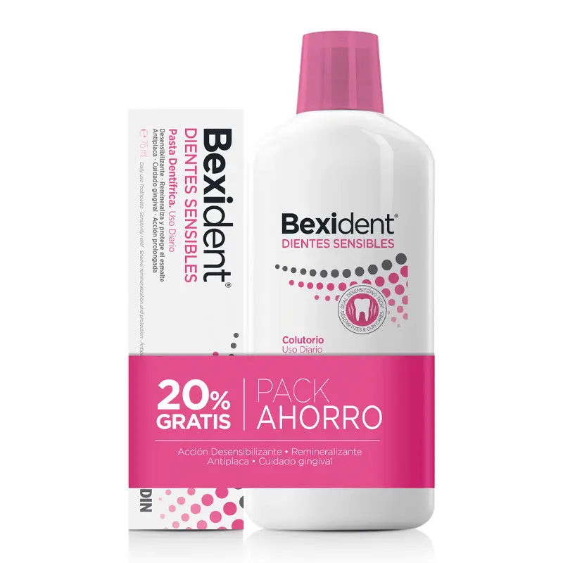 Bexident Dientes Sensibles Pasta+colutorio vista principal