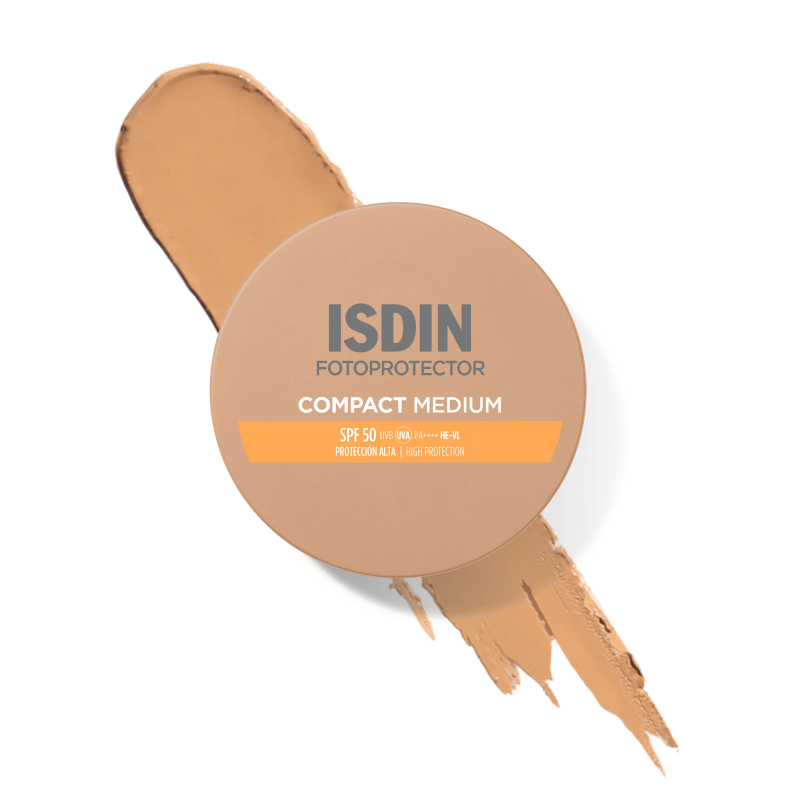 ISDIN FOTOPROTECTOR COMPACT SPF 50 MEDIUM 1 ENVASE 10 g