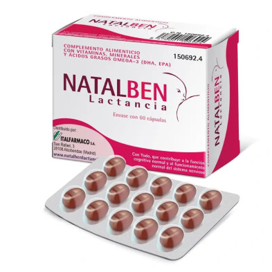 Natalben Lactancia 60 Capsulas envase
