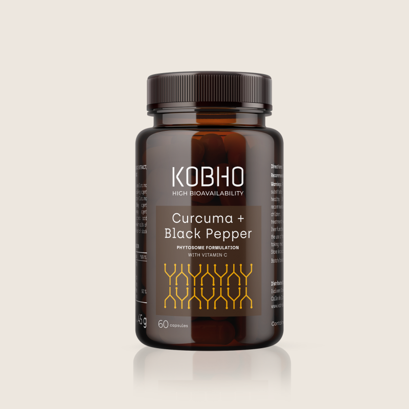 CÚRCUMA+PIMIENTA NEGRA 60CAPS KOBHO