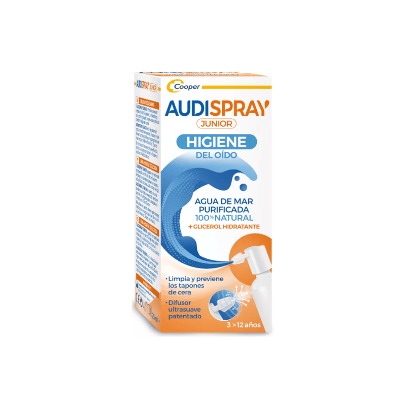 Audispray Junior Solucion Limpieza Oidos 1 Envase 25 Ml vista principal