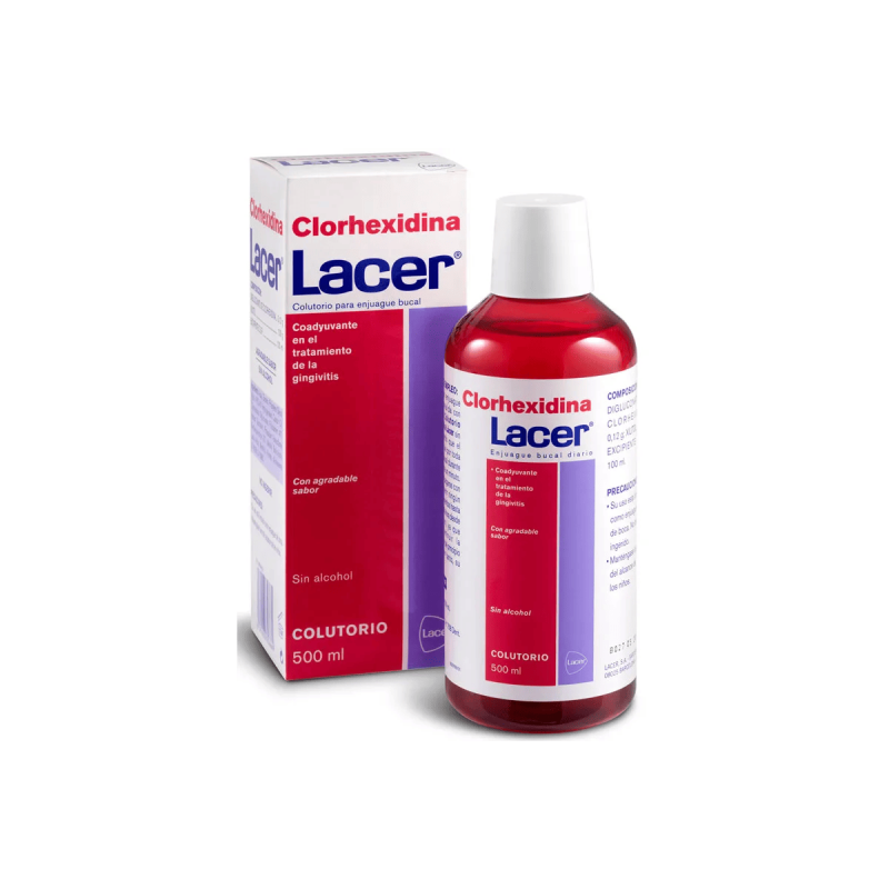 Lacer Colutorio Clorhexidina 0.2% 1 Envase 500 Ml vista principal