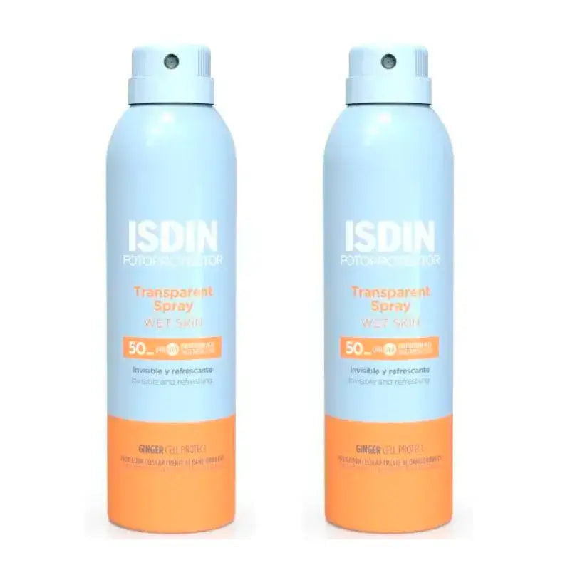 Isdin Fotoprotector Transparent Spray Wet Skin Spf 50 1 Env vista principal