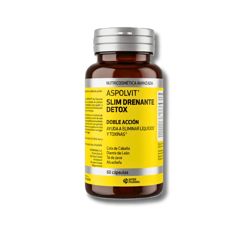 Aspolvit Slim Drenante Detox 60 cápsulas