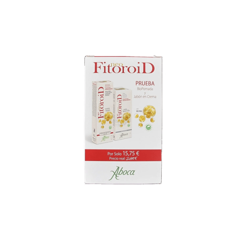 NEOFITOROID PACK JABON EN CREMA + BIOPOMADA ENDORRECTAL 100