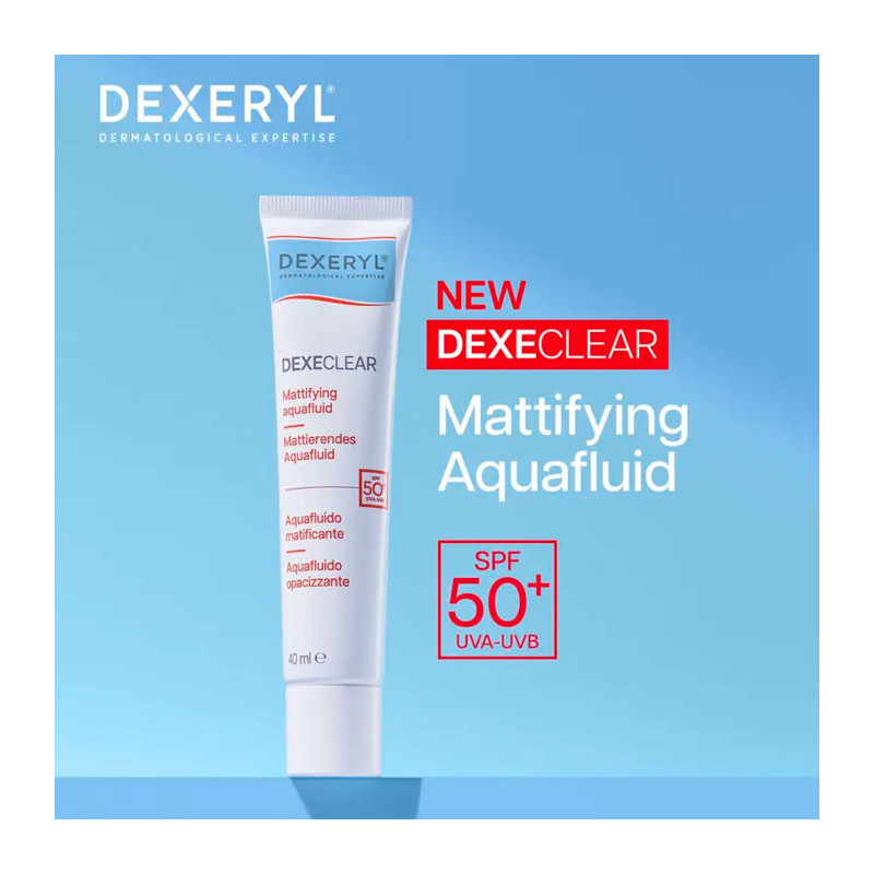 DEXECLEAR AQUAFLUIDO MATIFICANTE SPF 50+ 1 ENVASE 40 ml