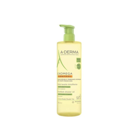 A-DERMA EXOMEGA CONTROL ACEITE LIMPIADOR EMOLIENTE ECO 1 ENVASE 750 ml