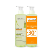 A-Derma Exomega Control Gel Limpiador Emoliente 2 En 1 Cuerp vista principal