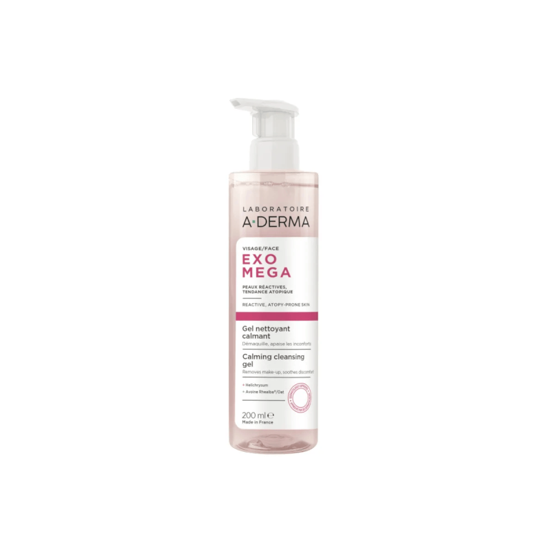 A-Derma Exomega Facial Gel Limpiador Calmante 1 Envase 200 Ml vista principal